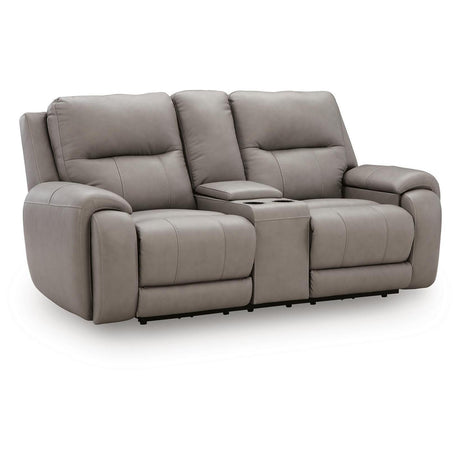  Signature Design by Ashley Real-Moments Power Reclining Loveseat PCU1370018A IMAGE 1
