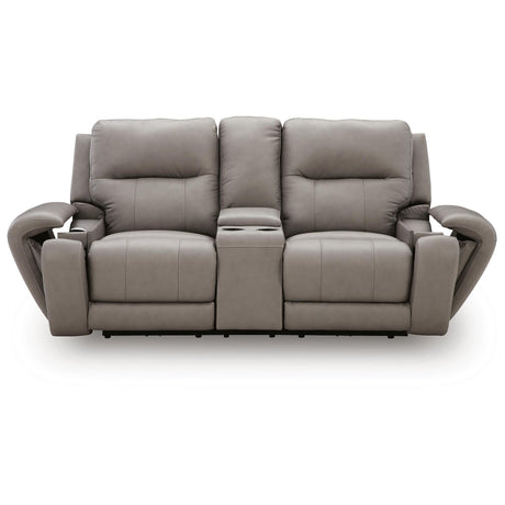  Signature Design by Ashley Real-Moments Power Reclining Loveseat PCU1370018A IMAGE 2