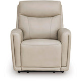  Signature Design by Ashley Pincara Power Leather Match Recliner PCU1380042 IMAGE 3