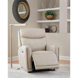  Signature Design by Ashley Pincara Power Leather Match Recliner PCU1380042 IMAGE 6