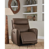  Signature Design by Ashley Pincara Power Leather Match Recliner PCU1380242 IMAGE 6