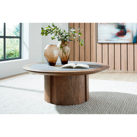  Signature Design by Ashley Dontayne Cocktail Table T563-8 IMAGE 3