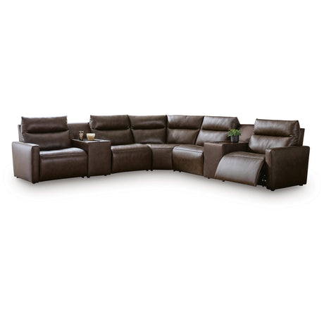  Benchcraft ModZ Power Reclining 7 pc Sectional U1400031/U1400046/U1400058/U1400060/U1400060/U1400062/U1400077 IMAGE 1