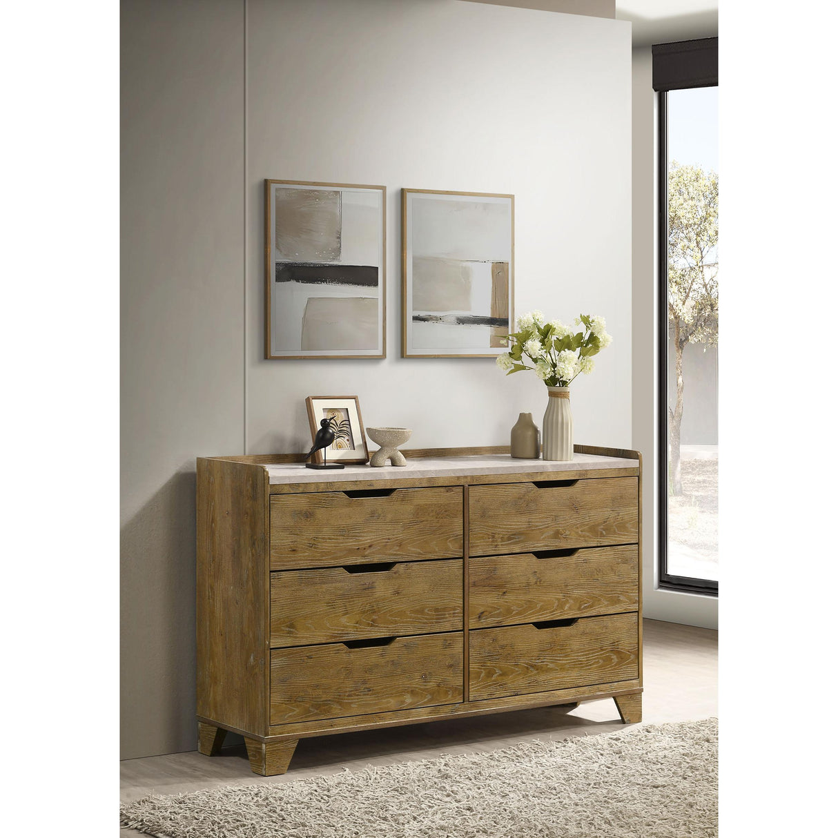  Coaster Furniture Henderson 6-Drawer Dresser 222973 IMAGE 2