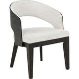  Coaster Furniture Leandro 115393 Set of 2 Upholstered Dining Arm Chair - Cream IMAGE 3
