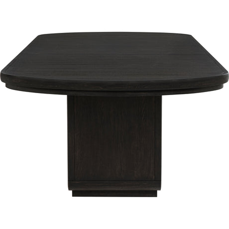  Coaster Furniture Leandro 115391 78-inch Extension Dining Room Table - Burnished Black IMAGE 7