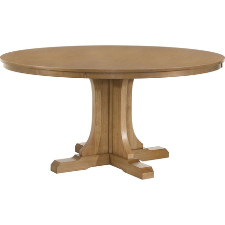  Coaster Furniture Hartville 109460 60-inch Round Dining Table - Natural Light Brown IMAGE 1