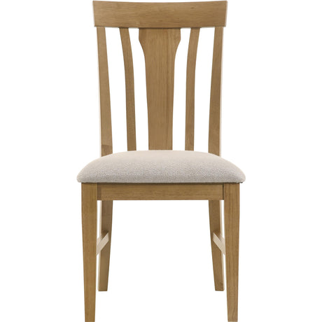  Coaster Furniture Hartville 109462 Set of 2 Dining Side Chair - Natural Light Brown IMAGE 4
