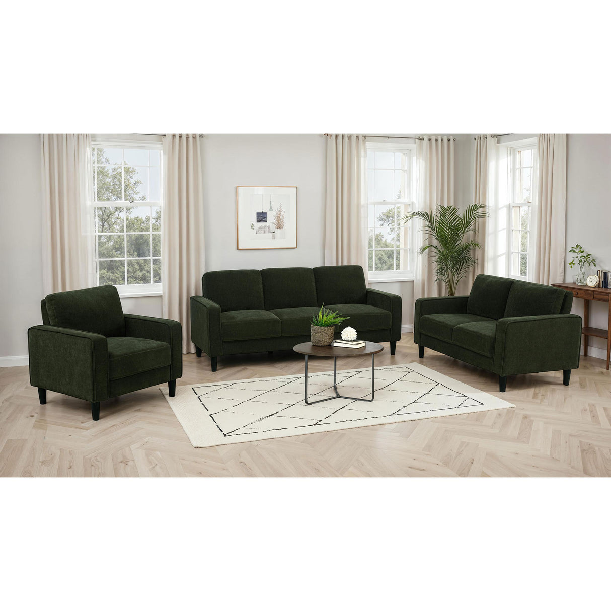  Coaster Furniture Ruth Stationary Fabric Sofa 511214 IMAGE 10