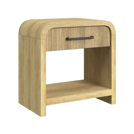  Elements International Ridgemont B-14440-6-NS1 1-Drawer Nightstand IMAGE 1