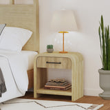  Elements International Ridgemont B-14440-6-NS1 1-Drawer Nightstand IMAGE 3