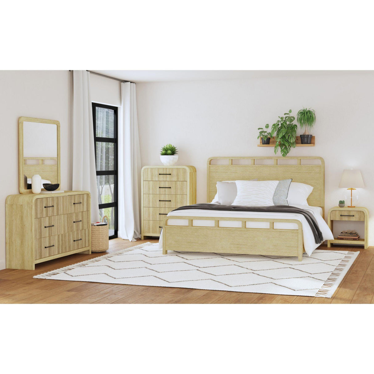  Elements International Ridgemont B-14440-6-NS1 1-Drawer Nightstand IMAGE 4