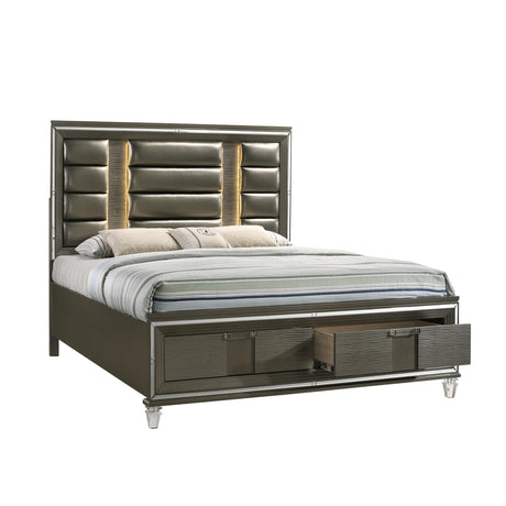  Elements International Twenty Nine TN600KB 2-Drawer King Storage Bed IMAGE 2