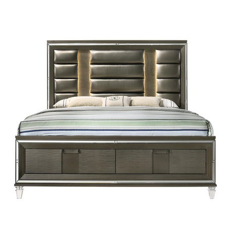  Elements International Twenty Nine TN600KB 2-Drawer King Storage Bed IMAGE 3
