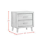  Elements International Malibu MC400NS 2-Drawer Nightstand IMAGE 10