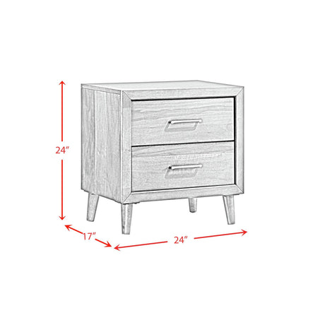  Elements International Malibu MC400NS 2-Drawer Nightstand IMAGE 10