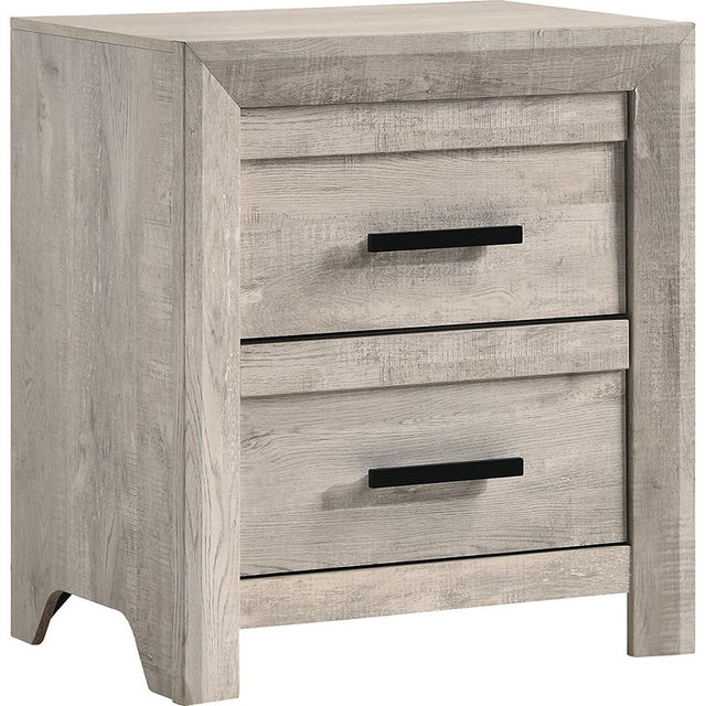  Elements International Eleanor EL700NSZS 2-Drawer Nightstand IMAGE 1