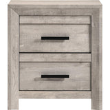  Elements International Eleanor EL700NSZS 2-Drawer Nightstand IMAGE 2