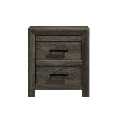  Elements International Eleanor EL400NSZS 2-Drawer Nightstand IMAGE 2