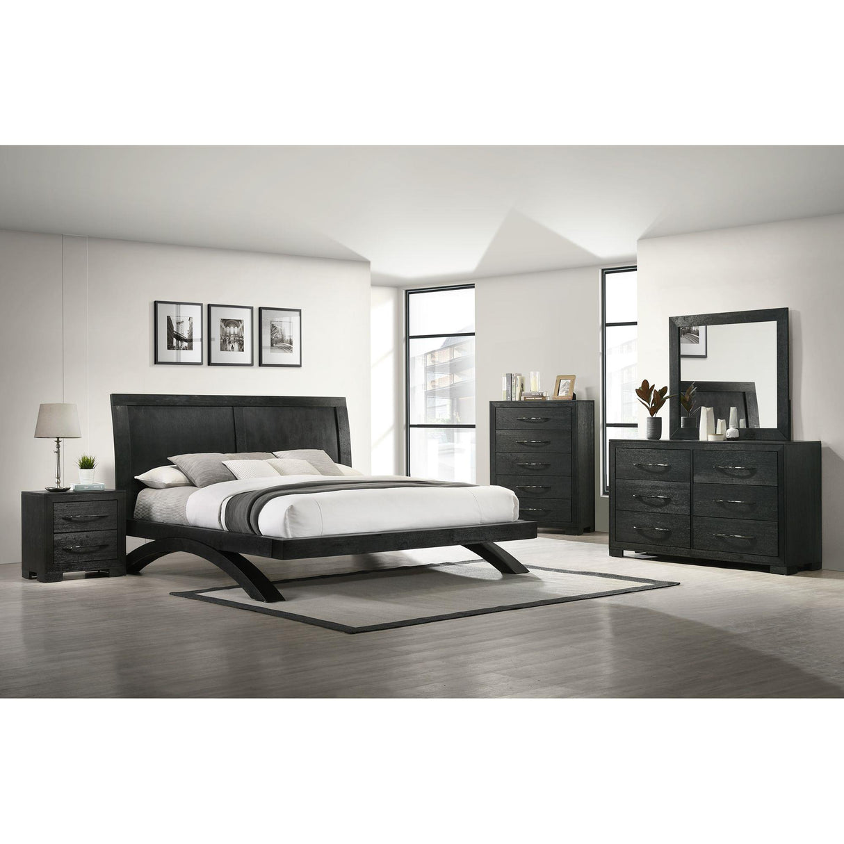  Elements International Allan B-3410-8-NS 2-Drawer Nightstand IMAGE 3