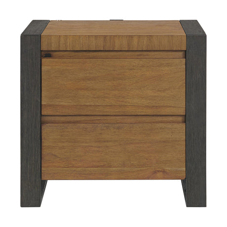  Elements International Breckenridge B-3720-5-NS 2-Drawer Nightstand IMAGE 2