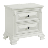  Elements International Bridgestone B-10980-7-NS 2-Drawer Nightstand IMAGE 1