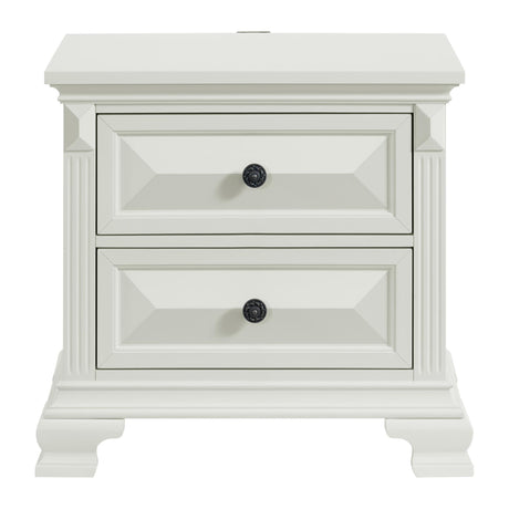  Elements International Bridgestone B-10980-7-NS 2-Drawer Nightstand IMAGE 2
