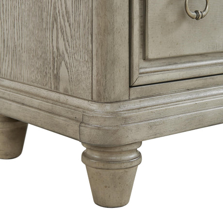  Elements International Whit-Ash B-11360-3-NS 2-Drawer Nightstand IMAGE 7