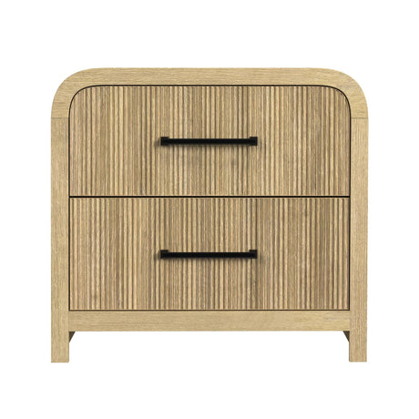  Elements International Ridgemont B-14440-6-NS2 2-Drawer Nightstand IMAGE 2