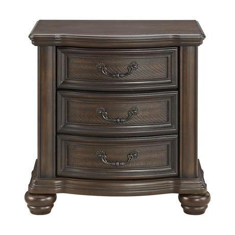  Elements International Brunswick B-13070-5-NS 2-Drawer Nightstand IMAGE 2