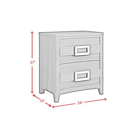  Elements International Tobias B-15990-7-NS 2-Drawer Nightstand IMAGE 10