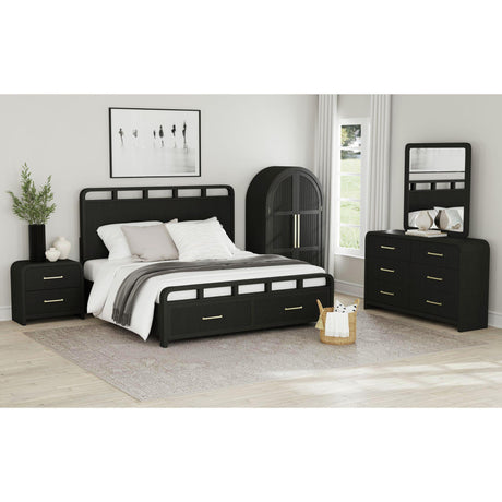  Elements International Ridgemont B-14440-8W-NS2 2-Drawer Nightstand IMAGE 6