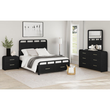  Elements International Ridgemont B-14440-8W-NS2 2-Drawer Nightstand IMAGE 7