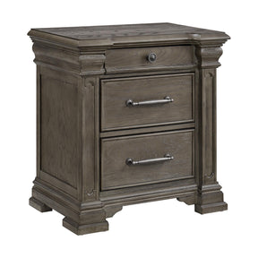  Elements International Kings Court B.10315.NS 3-Drawer Nightstand IMAGE 1
