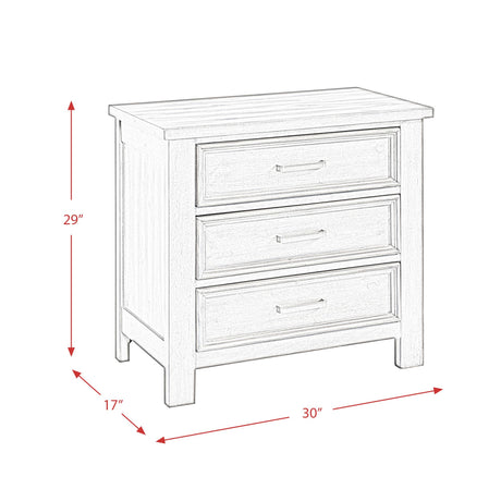  Elements International Sullivan SV300NS 3-Drawer Nightstand IMAGE 8