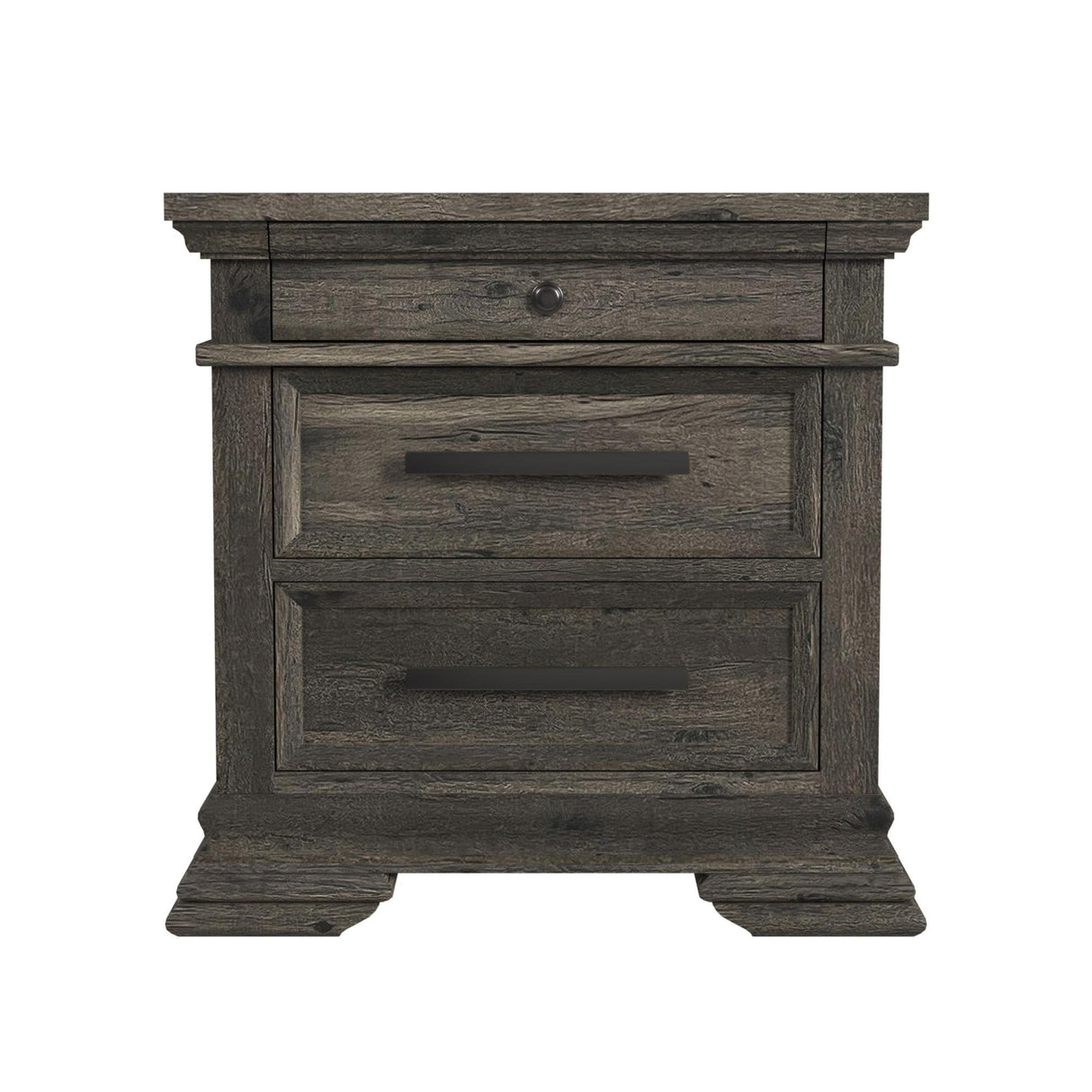  Elements International Park Ridge B-13130-8-NS 3-Drawer Nightstand IMAGE 2