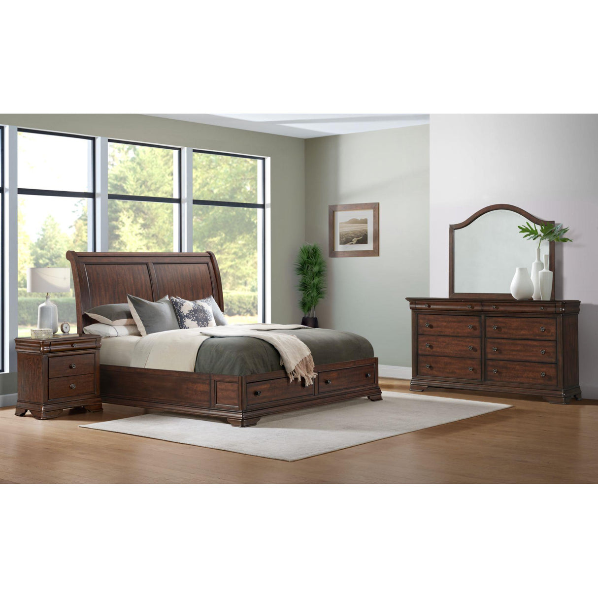  Elements International Phillipe B-5210-5-NS 3-Drawer Nightstand IMAGE 6