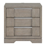  Elements International Kelis B-9770-3-NS 3-Drawer Nightstand IMAGE 2