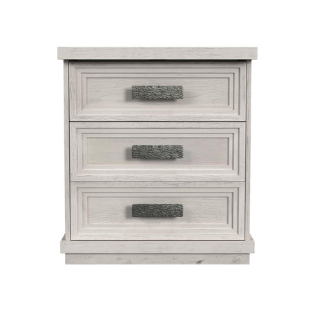  Elements International Avalanche B-11600-7-NS 3-Drawer Nightstand IMAGE 2