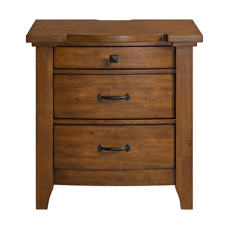  Elements International Gage B-15580-5-NS 3-Drawer Nightstand IMAGE 2