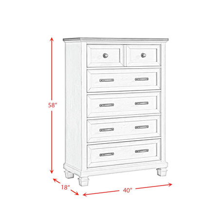  Elements International Farmington B-9890-7-CH 5-Drawer Chest IMAGE 12