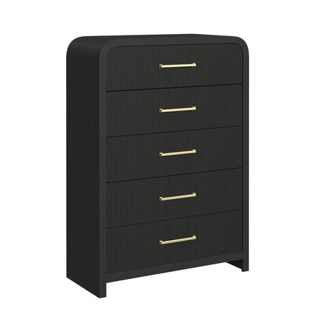  Elements International Ridgemont B-14440-8W-CH 5-Drawer Chest IMAGE 1