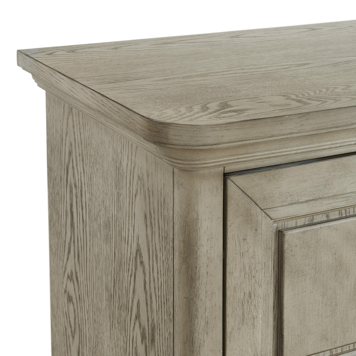  Elements International Whit-Ash B-11360-3-CH2 5-Drawer Door Chest IMAGE 4