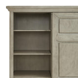  Elements International Whit-Ash B-11360-3-CH2 5-Drawer Door Chest IMAGE 5