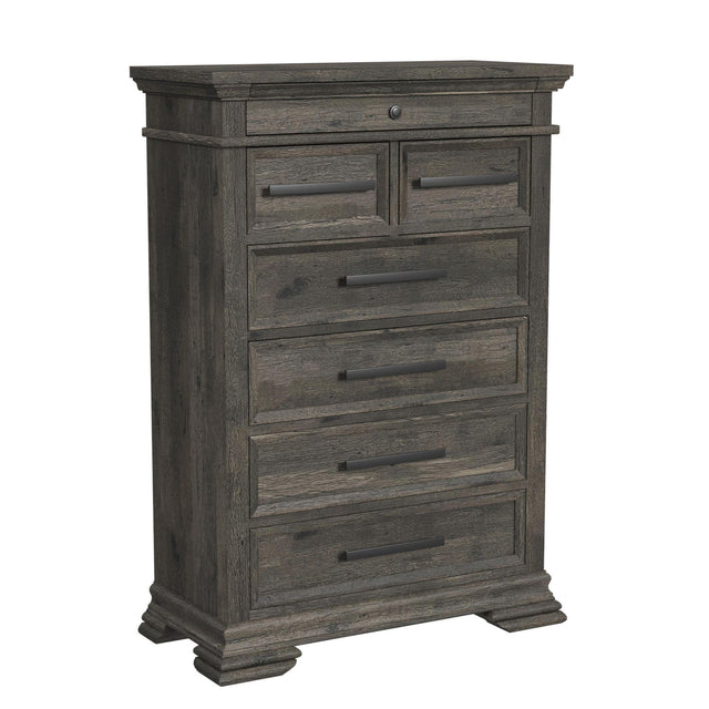  Elements International Park Ridge B-13130-8-CH 6-Drawer Chest IMAGE 1