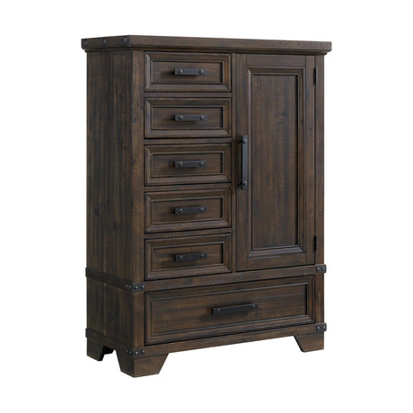  Elements International Colorado City B-13010-8-CH2 6-Drawer Door Chest IMAGE 1
