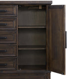 Elements International Colorado City B-13010-8-CH2 6-Drawer Door Chest IMAGE 5