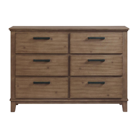  Elements International Jolene JL300DR 6-Drawer Dresser IMAGE 2