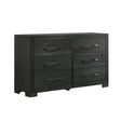  Elements International Allan B-3410-8-DR 6-Drawer Dresser IMAGE 1