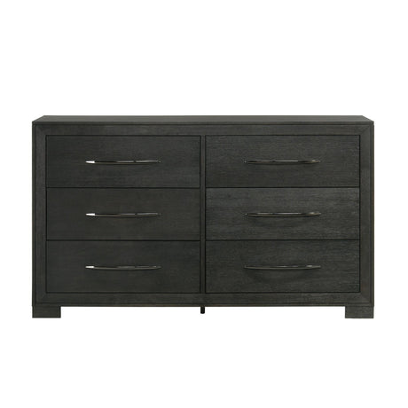  Elements International Allan B-3410-8-DR 6-Drawer Dresser IMAGE 2